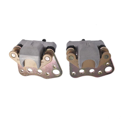 Front Brake Calipers w/Pads for Polaris Sportsman 335 400 500 600 700 (2000–2014) - 1910549, 1910550, 1910681, 1910682