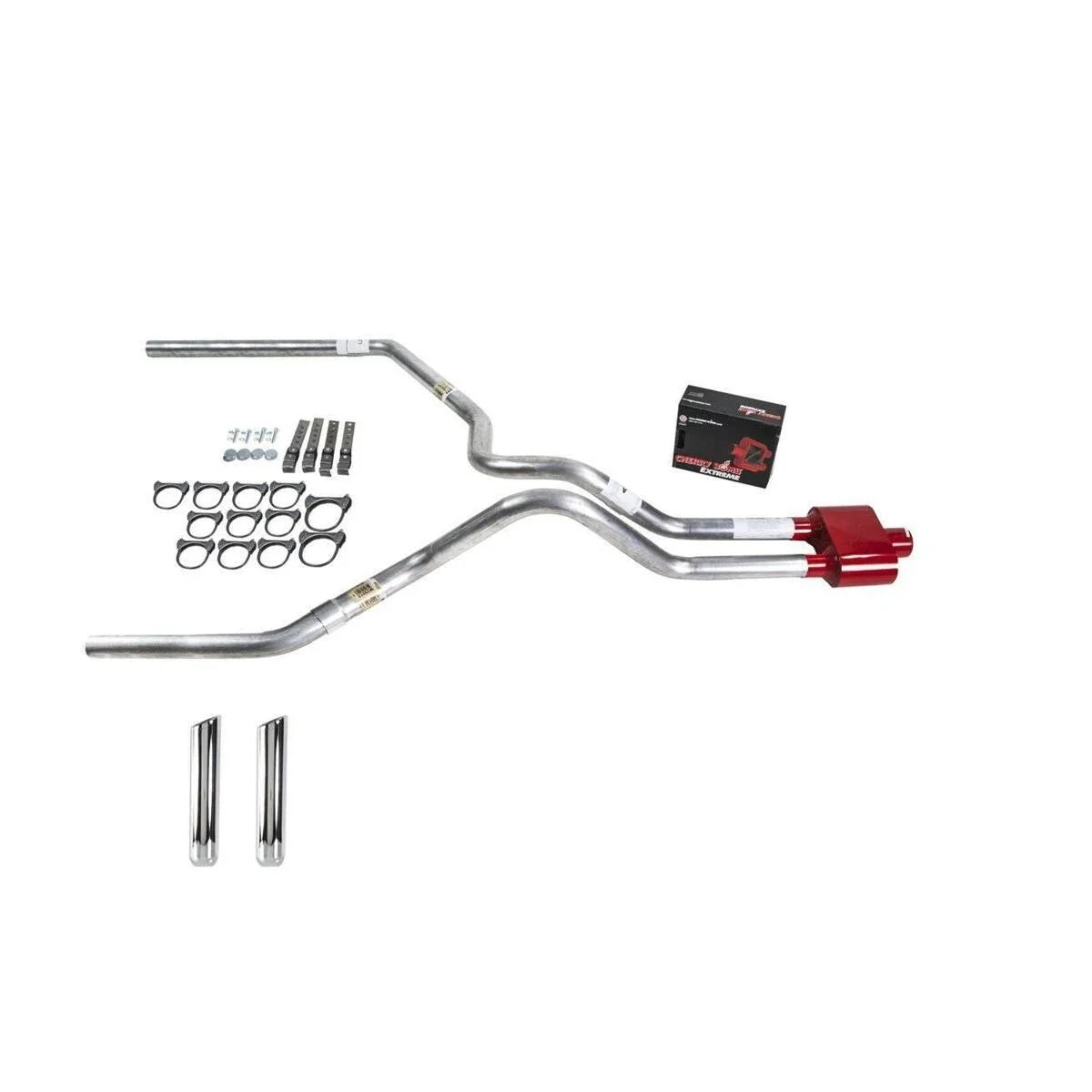 Dual Exhaust MA Pipe for F150 (2007–2013) Cherry Bomb Extreme RW Tip
