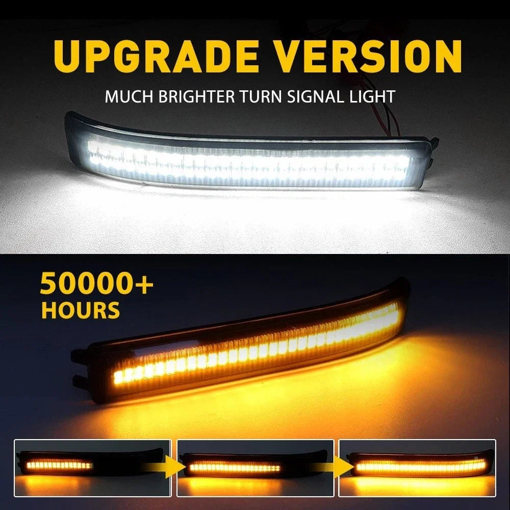 4PCS LED Side Mirror Light Sequential Turn Signal Amber for Ford F150 (2009–2014)
