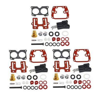 3Pc Carb Repair Kit for Johnson Evinrude (439076, 383906)