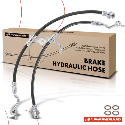 2X Front Brake Hydraulic Hose for Hyundai Azera (2012–2017) 587323V500, 587313V500