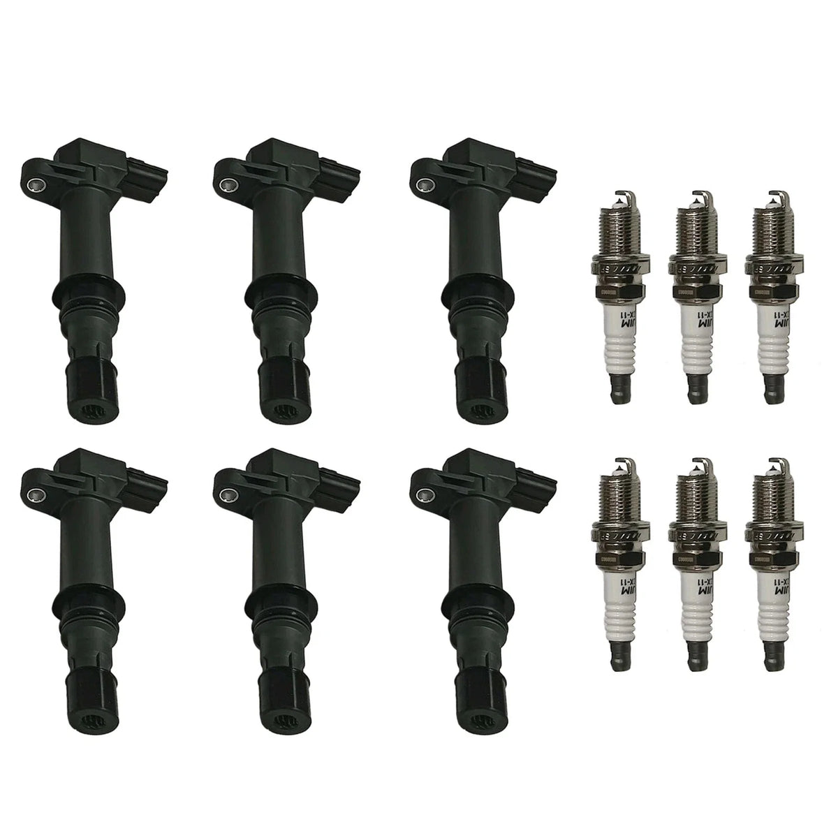 6X Ignition Coil & Spark Plugs for Jeep Liberty Dodge Ram Chrysler Aspen (2002–2012) UF270