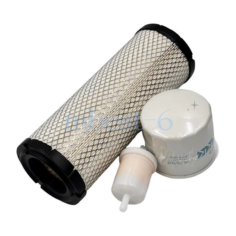 Oil, Air, Fuel Filter Kit for Kubota RTV1100 (S/N lt=31002)