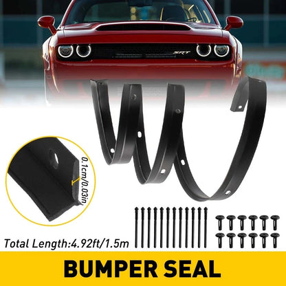 Front Fascia Bumper Hood Weatherstrip Seal w/ Rivet for Dodge Challenger (2008–2021)