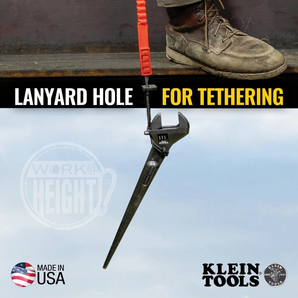 10-Inch Adjustable Wrench for Klein Tools (Made in USA)