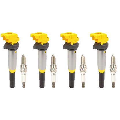 Ignition Coil and Spark Plug Kit for Mini Cooper Paceman Countryman (2011–2016) - 18101007, 19005293, UF598