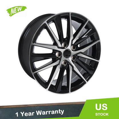 18" Alloy Wheel Rim for Toyota Camry (2021–2024) Black Replacement