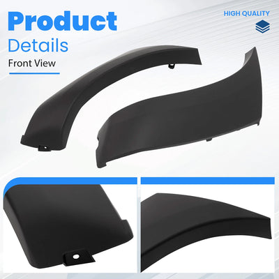 Set of 2 Front Bumper End Cap Fender Extensions for Toyota Tacoma (2005–2011) - CON-A000000515, 52113-04020, 52113-04901