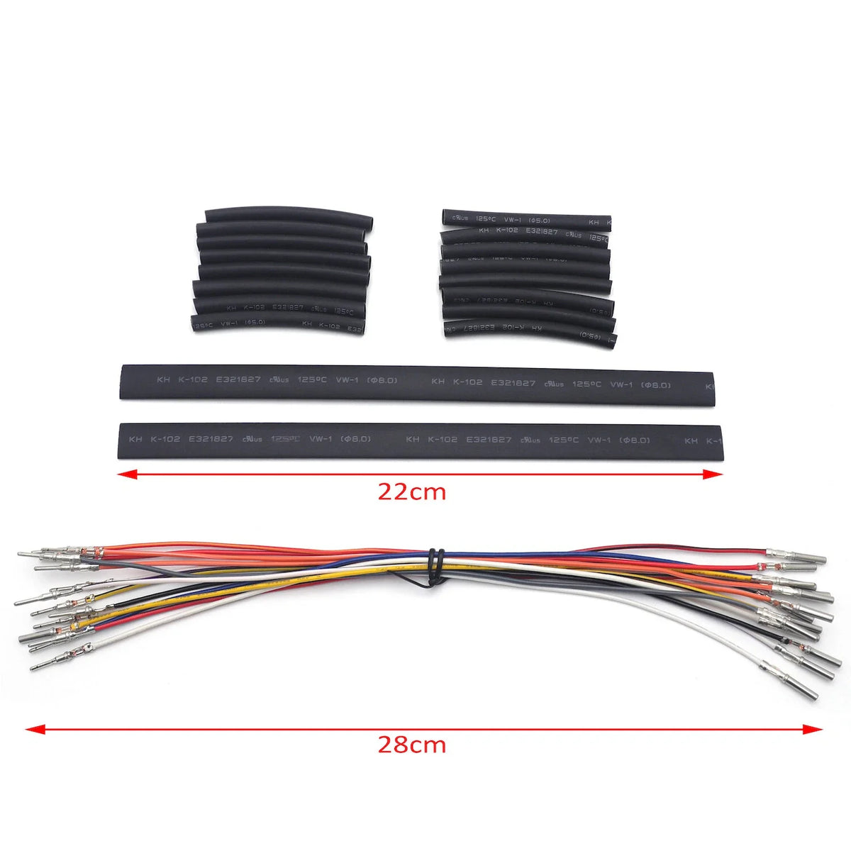 12" Handlebar Wiring Extension Harness for Harley-Davidson Softail Dyna XL (1996–2006)