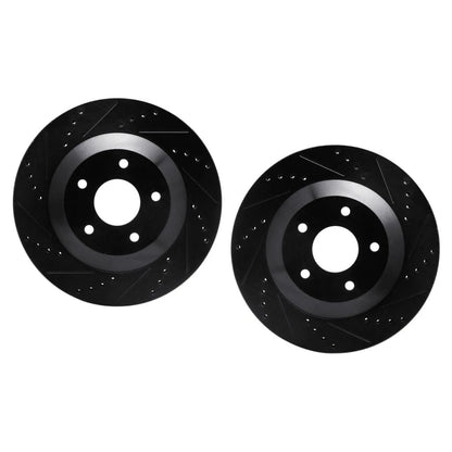 Rotor Set for Cadillac XLR (2004) | Drilled and Slotted | ALX-PAU-DF-8002-46026-CLA1