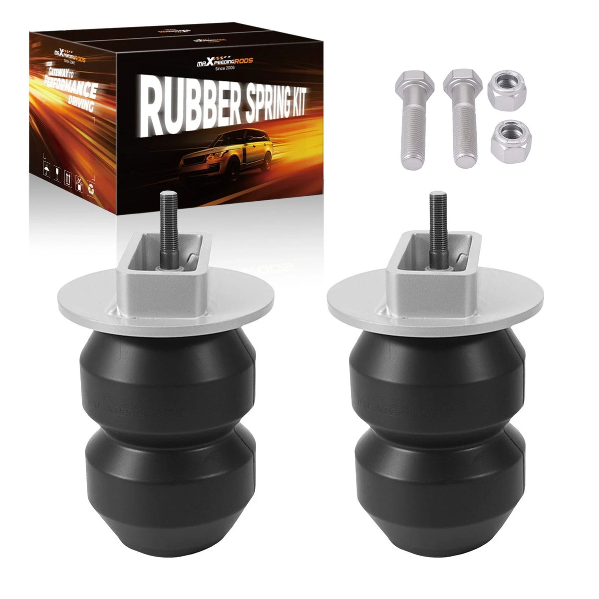 Rear Suspension Helper Spring Kit 3000 lbs for Mazda B2500 4WD (2008–2011)