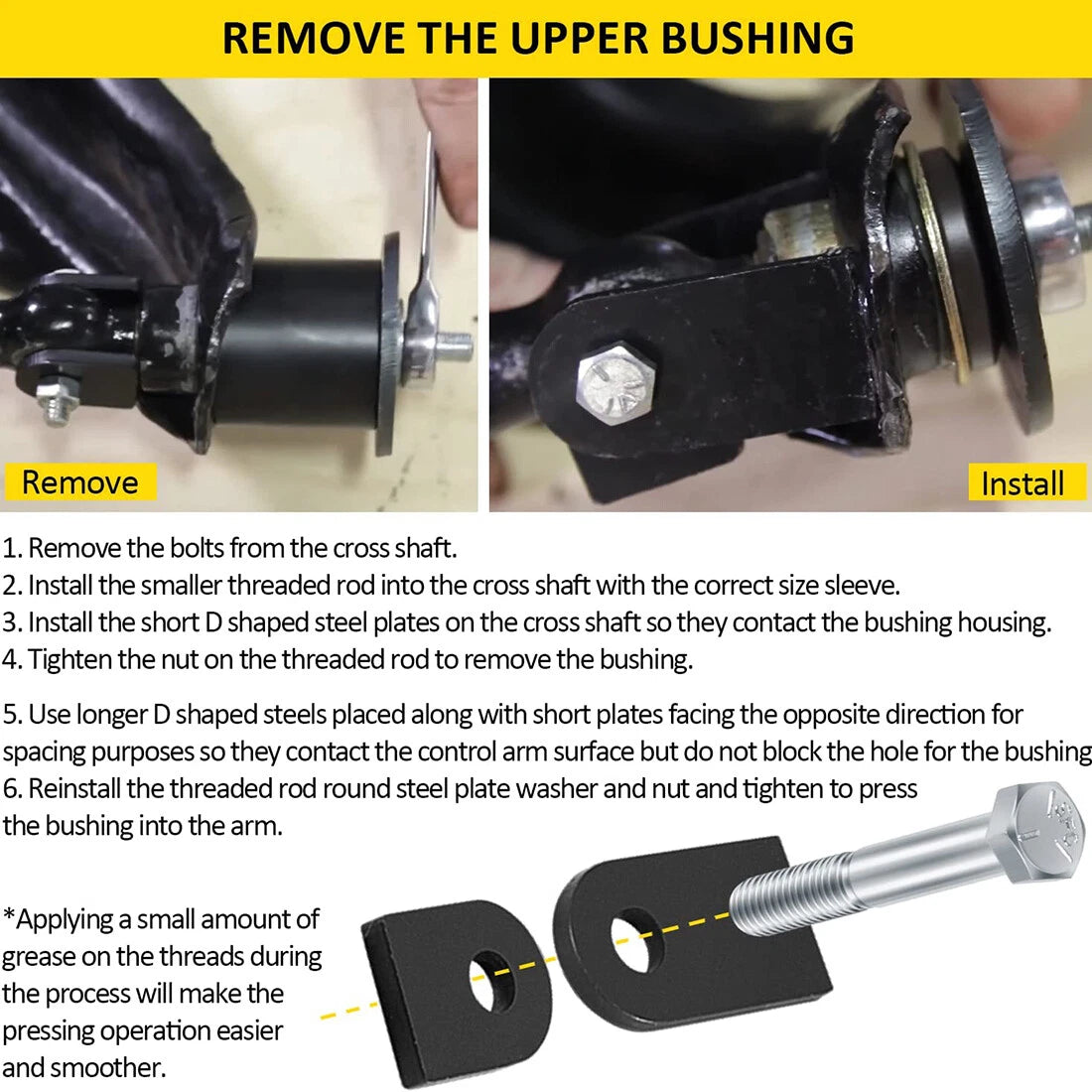 Control Arm Bushing Tool for RideTech GM (1964–1988) 85000009