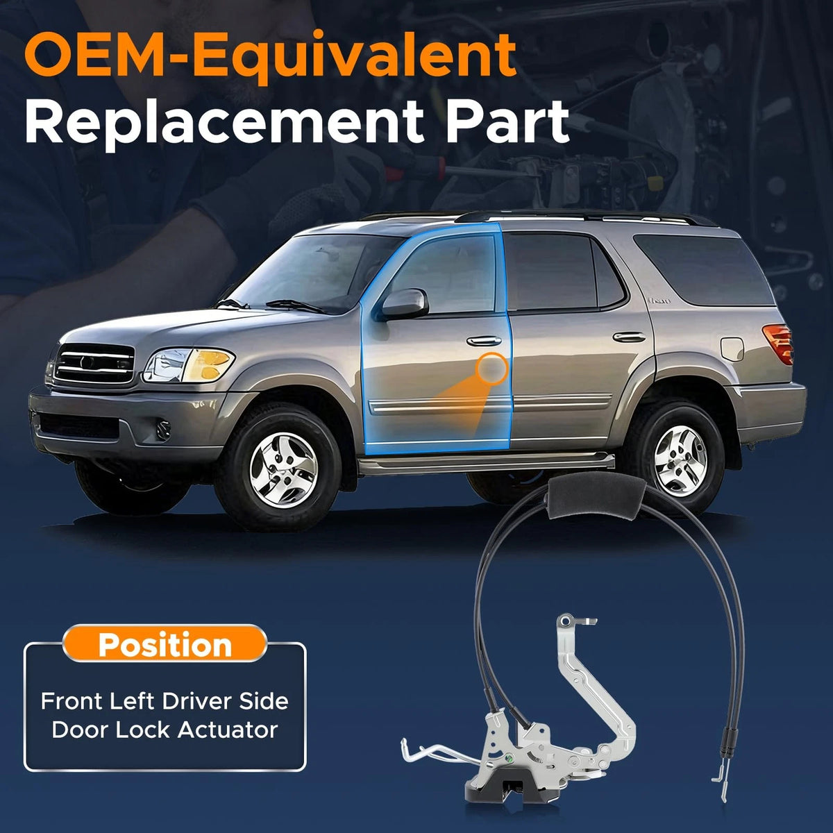 Front Driver Left Side Door Lock Latch Actuator for Toyota