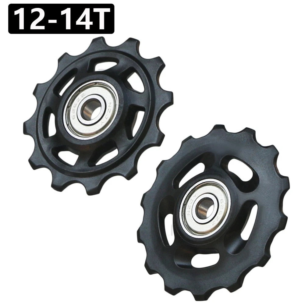 12T/14T Rear Derailleur Wheel Pulley for Bike Bicycle (9/10/11 Speed)