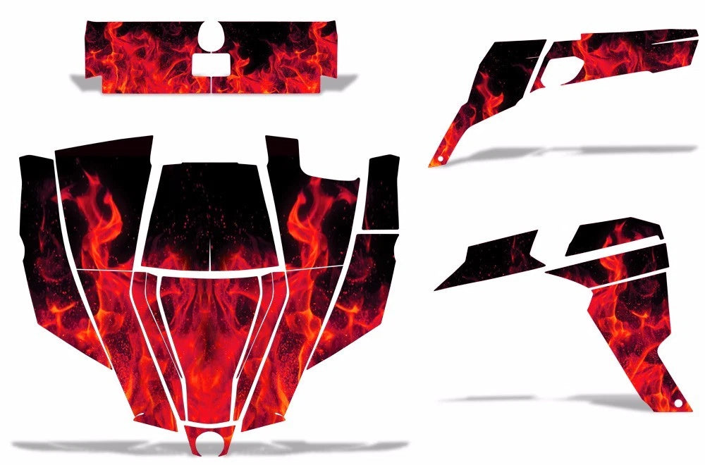 UTV Graphics Decals Stickers for Can-Am Commander 800 1000 (2010–2020)