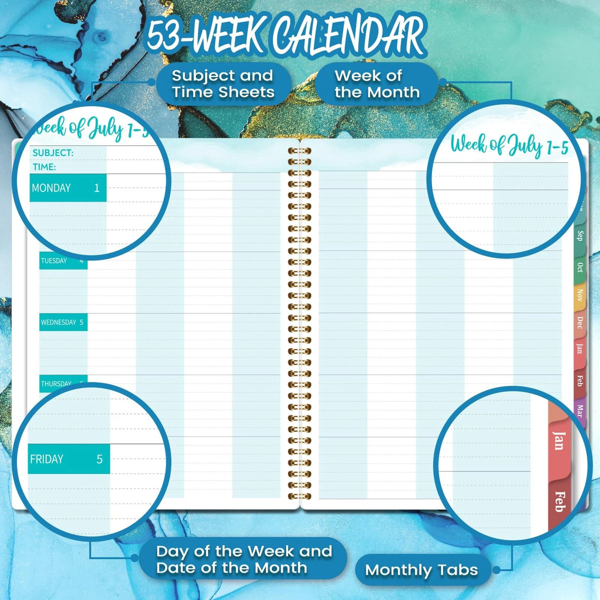 Teacher Planner for 2026-2027 (July 2026–June 2027)