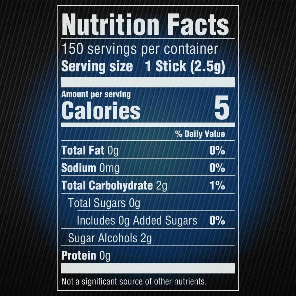 Set of 10 GUM Peppermint Cobalt Sugar Free Chewing Gum 15 Count