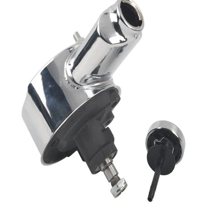 Chrome Power Steering Pump with Bracket & 2 Groove Pulley for SBC Chevy 350/400 (1970–1985)