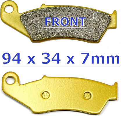 Set of 4 Brake Pads for Honda TRX 450 R TRX450 (2004–2009)