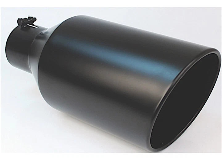 17" Black Powder Coated Bolt-On Exhaust Tip for (BQ9-507018RBK)