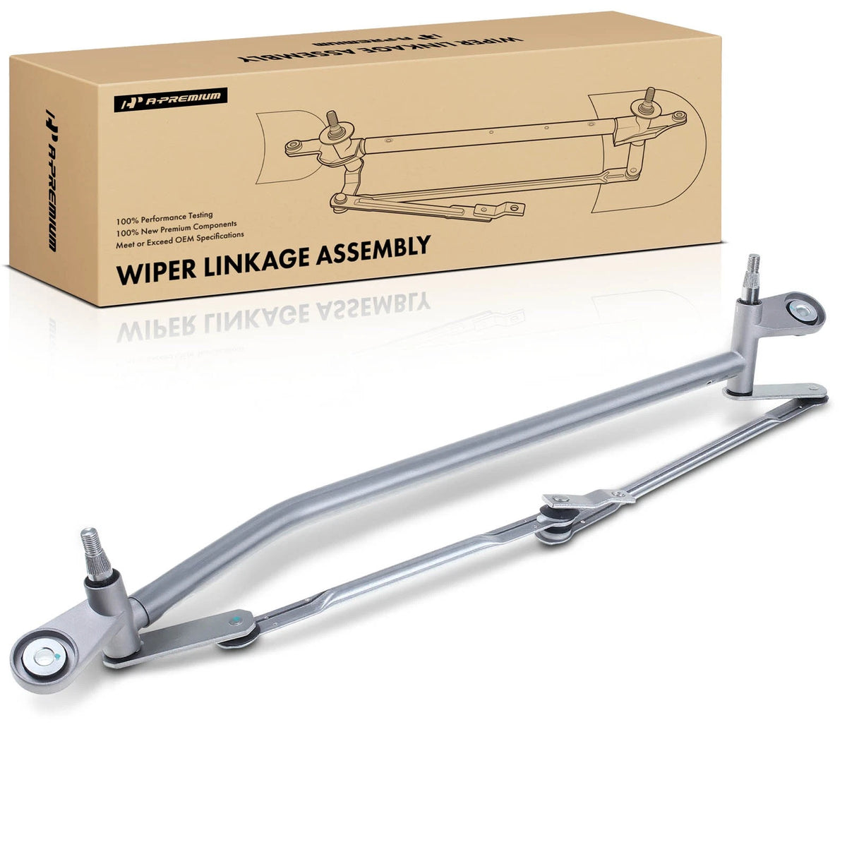 Front Windshield Wiper Linkage for Chevy Traverse GMC Acadia (2009–2011) 15268609, 20785185, 602-236