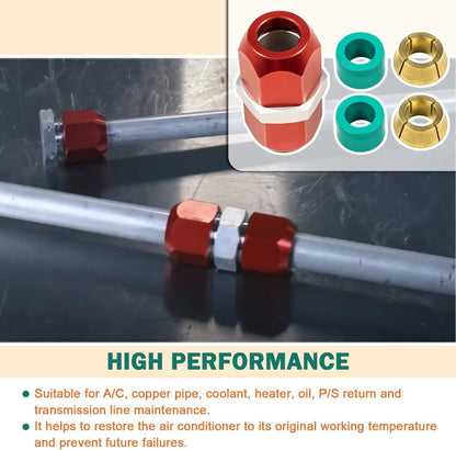 800-641 Line Splice for A/C, Coolant, Heater - 3/8 in. Aluminum Lines