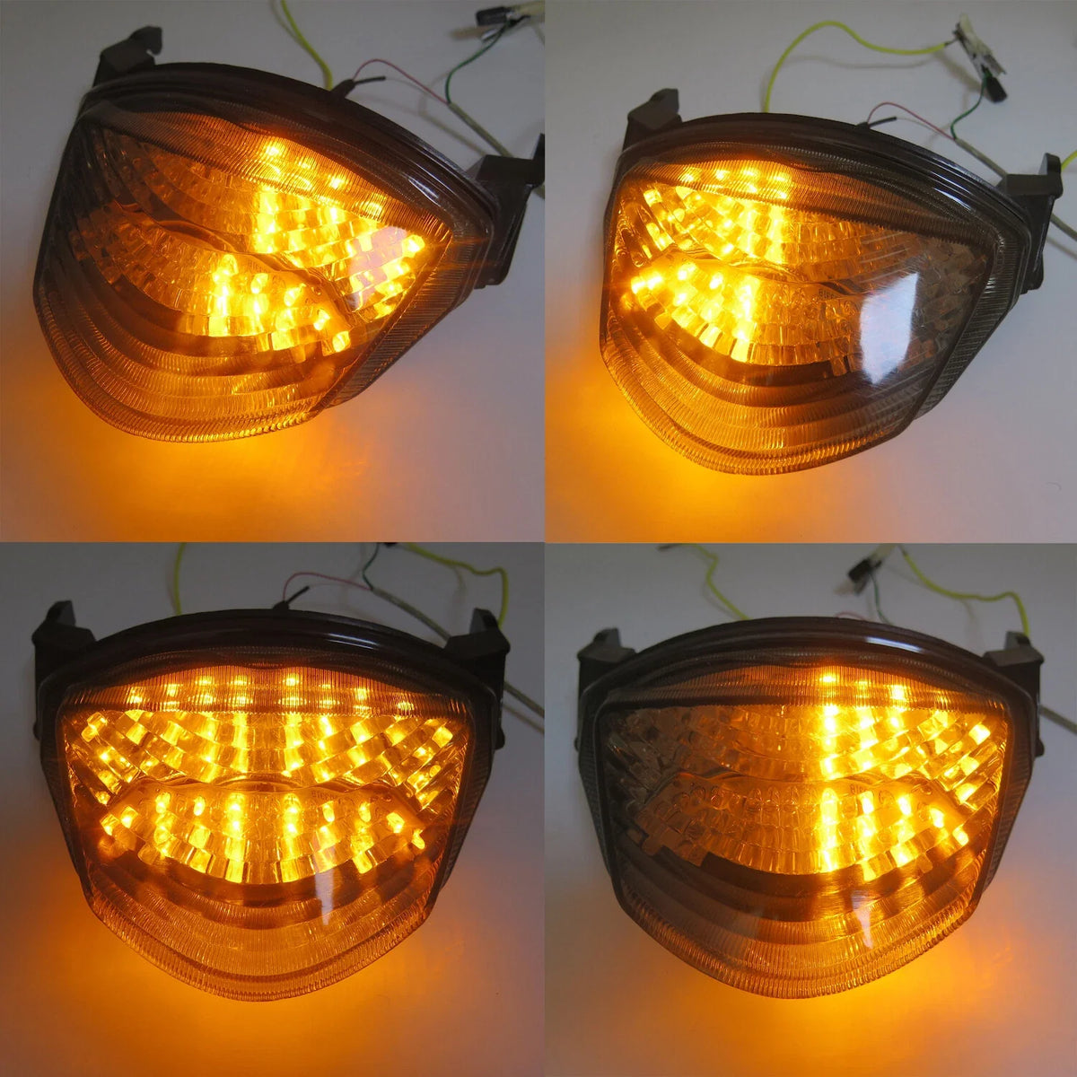 Smoke LED Turn Signal Tail Lights Lens for Suzuki GSXR 1000 (2005–2006)