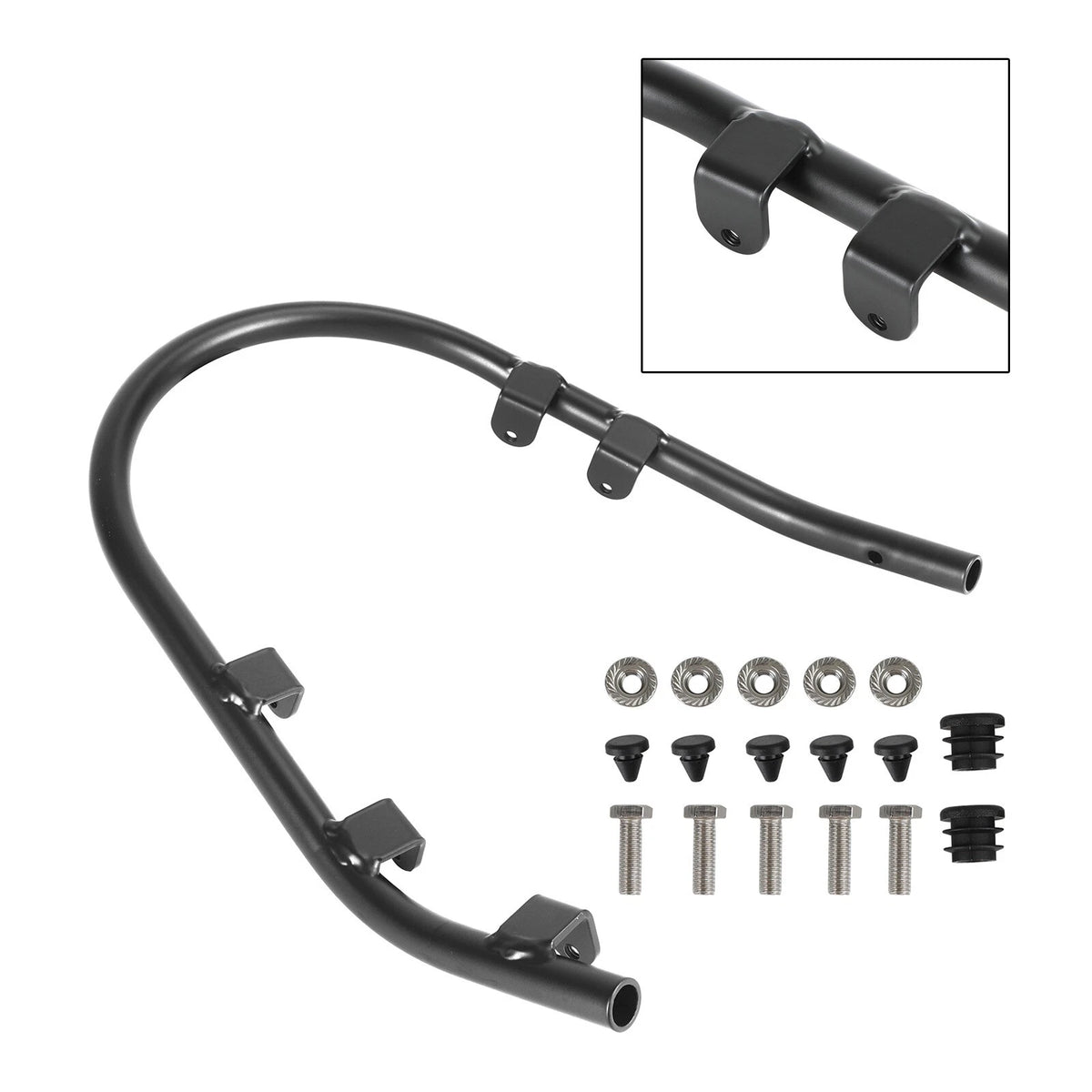 Mudguard Crash Bar Front Fender Bumper Guard for Vespa Sprint Primavera (CBP-151-BLK)