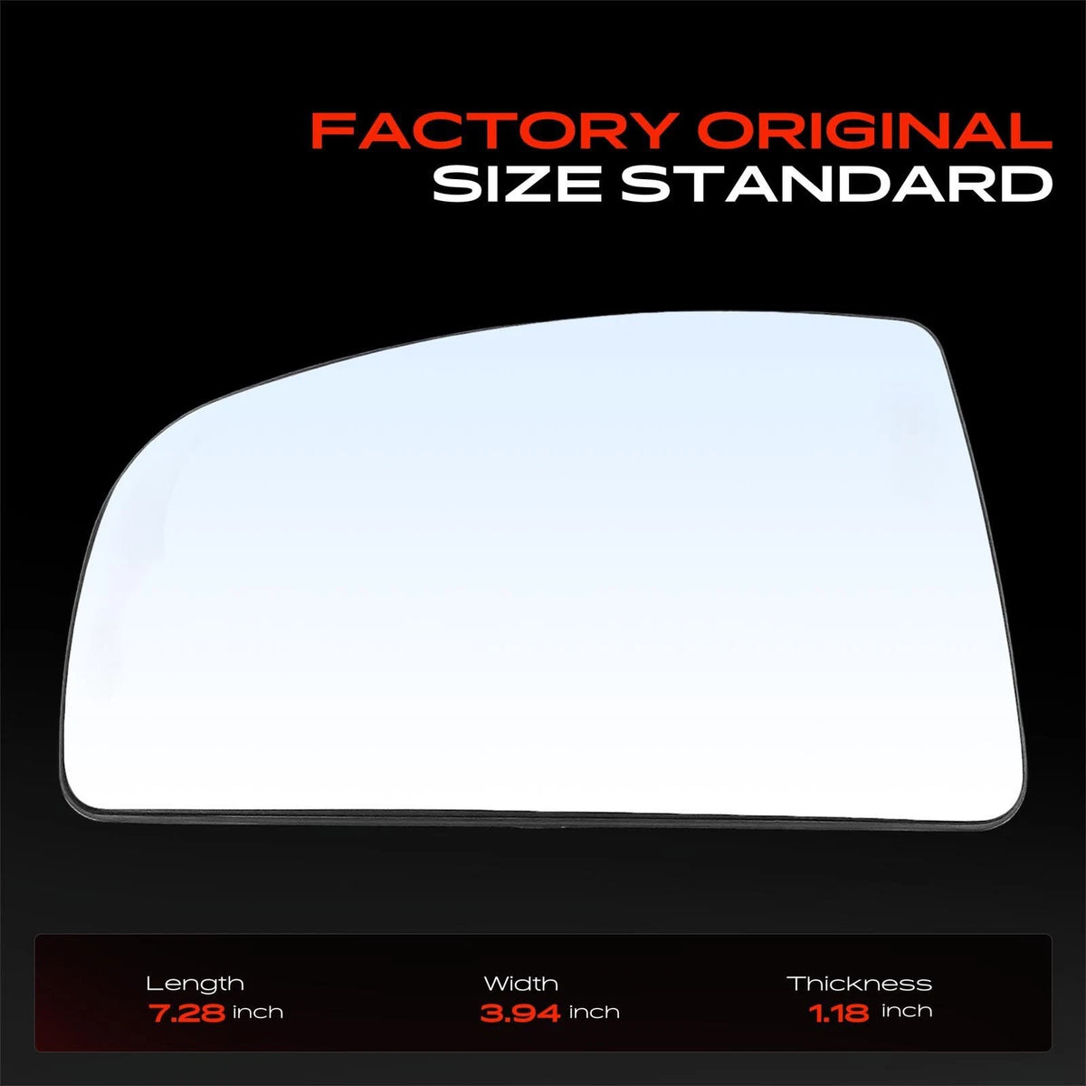 Lower Power Mirror Glass for Ford Transit-150 250 (2015–2019) BK3117A700AB