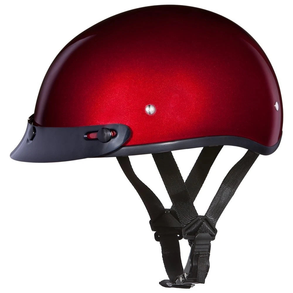 Lightweight Half Skull Motorcycle Helmet DOT Approved for Men and Women