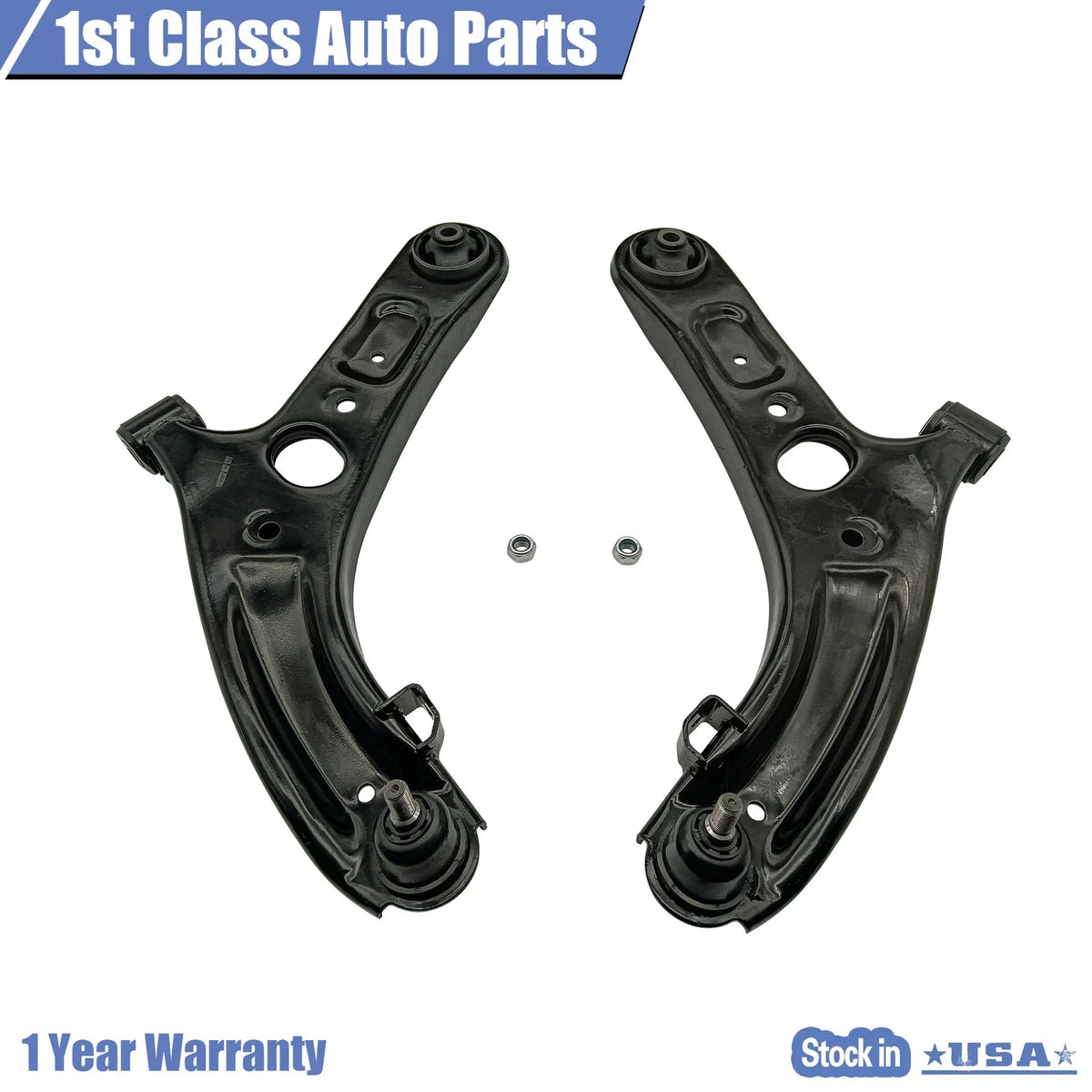 2X Front Control Arms & Ball Joints Kit for Hyundai Veloster Elantra (2011–2017)