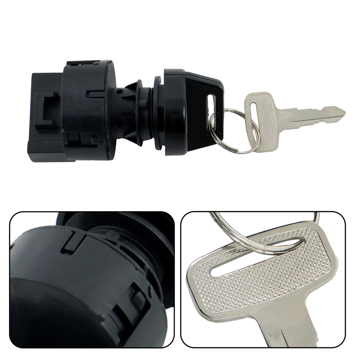 Ignition Switch Key for Polaris Ranger 425 500 570 700 800 900 1000 (2006–2023) - 4011002, 4012165, 4010390, 4012164