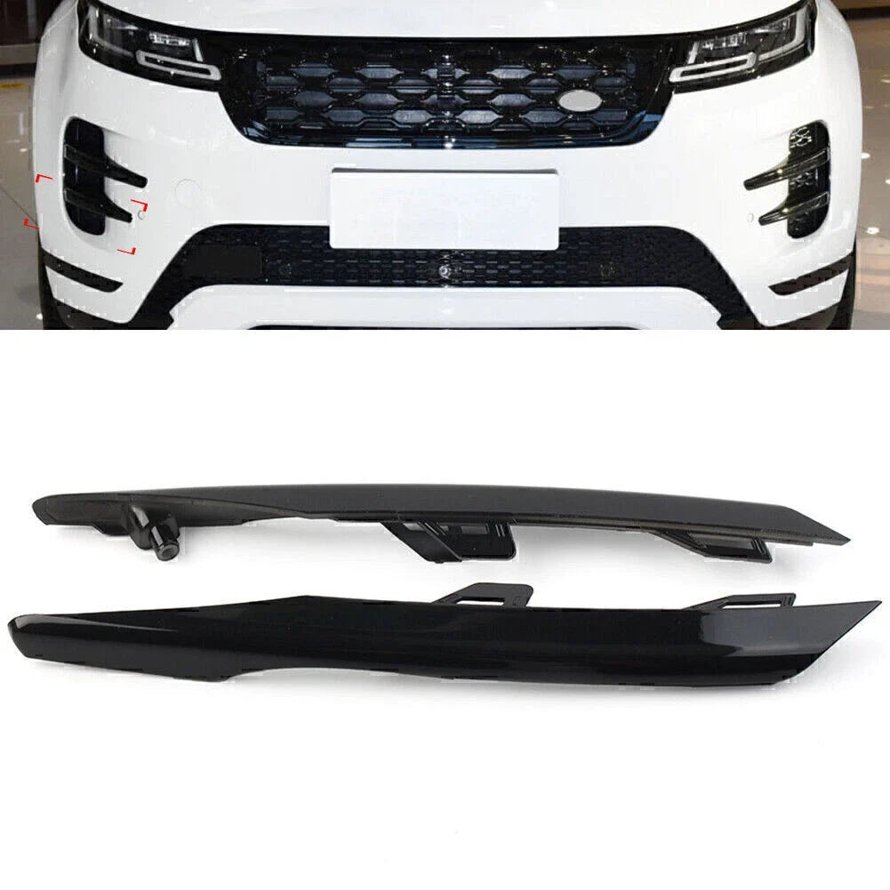 Pair Lower Front Fog Light Strip Trim for Land Rover Range Rover Evoque (2020–2022)