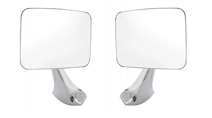 Outside Rearview Door Mirrors Chrome Pair for 1970–1972 Chevy Truck