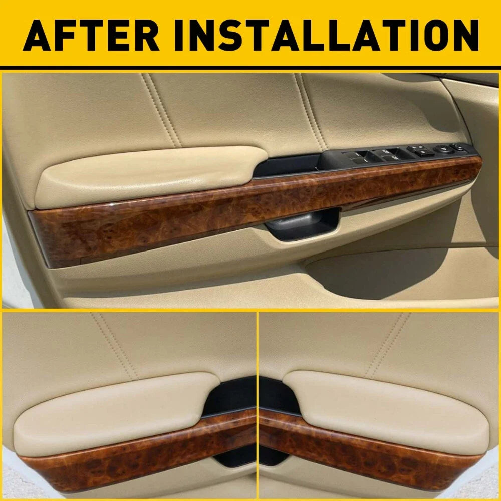 2Pcs Door Side Panel Armrest for Honda Accord (2008–2012) Beige