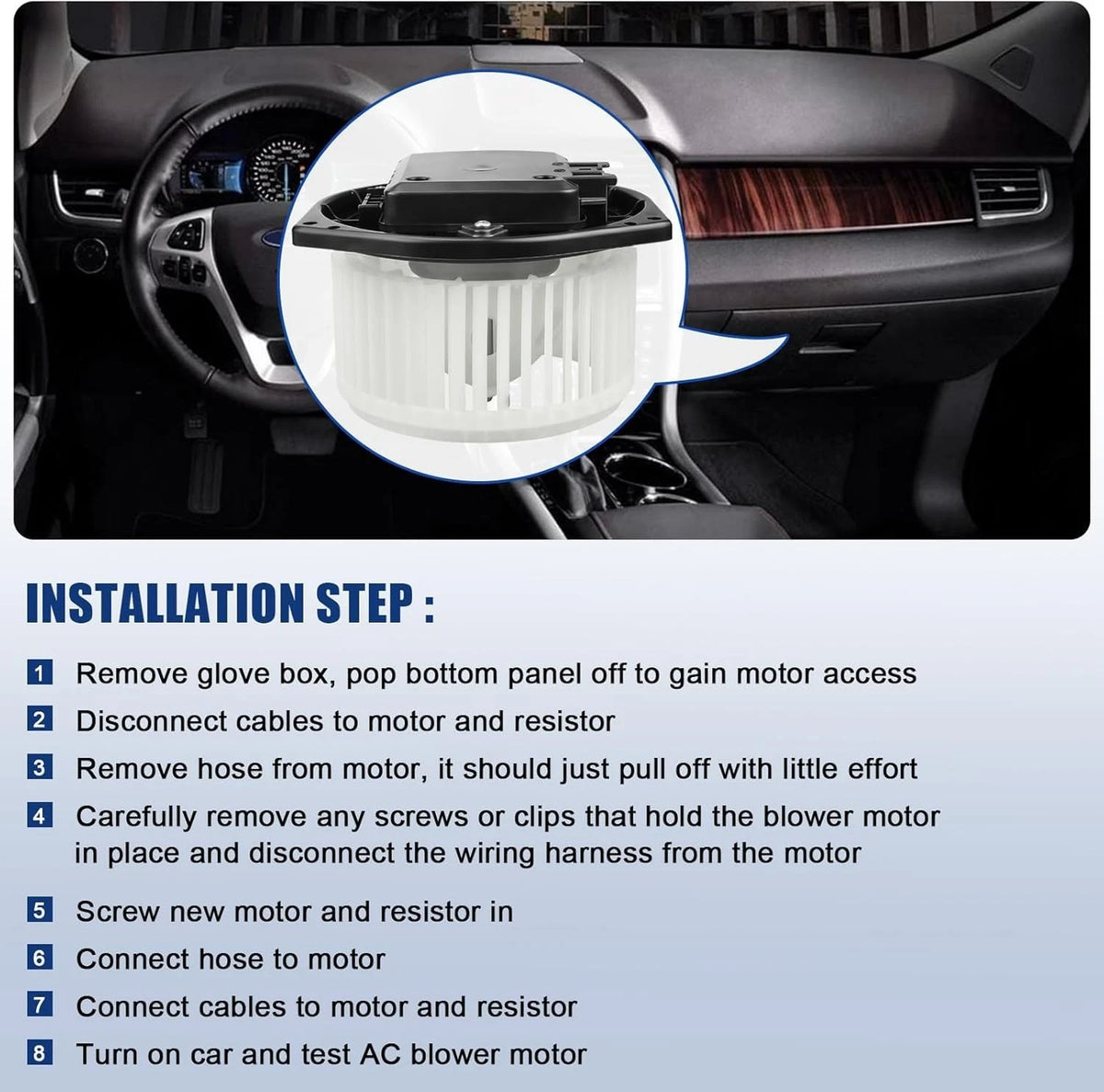 AC Blower Motor Fan for Nissan Altima Murano (2007–2019)