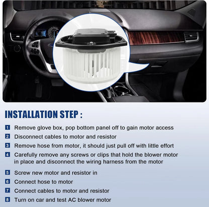 AC Blower Motor Fan for Nissan Altima Murano (2007–2019)