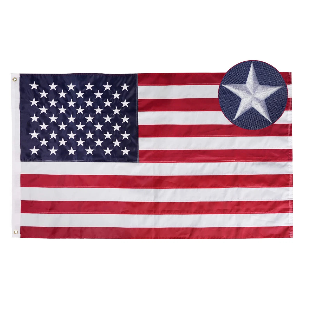 2x3 ft Heavy Duty American Flag with Brass Grommets