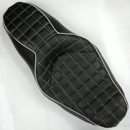 Custom 2-Up Check Style Seat for Harley FLHR FLHX (2007–2015)