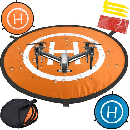 Landing Pad Helipad for DJI Phantom 4, 3, Mavic Pro (Waterproof, Portable)