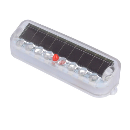 2X Solar Power LED Warning Security Fake Alarm Light for Universal Use