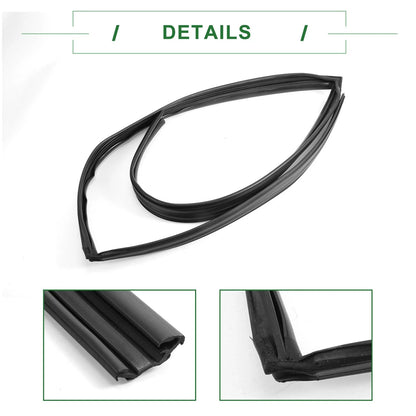1Pc Rear Right Door Window Run Channel Seal Strip for Honda Civic (2006–2011) No.72735SNLT02