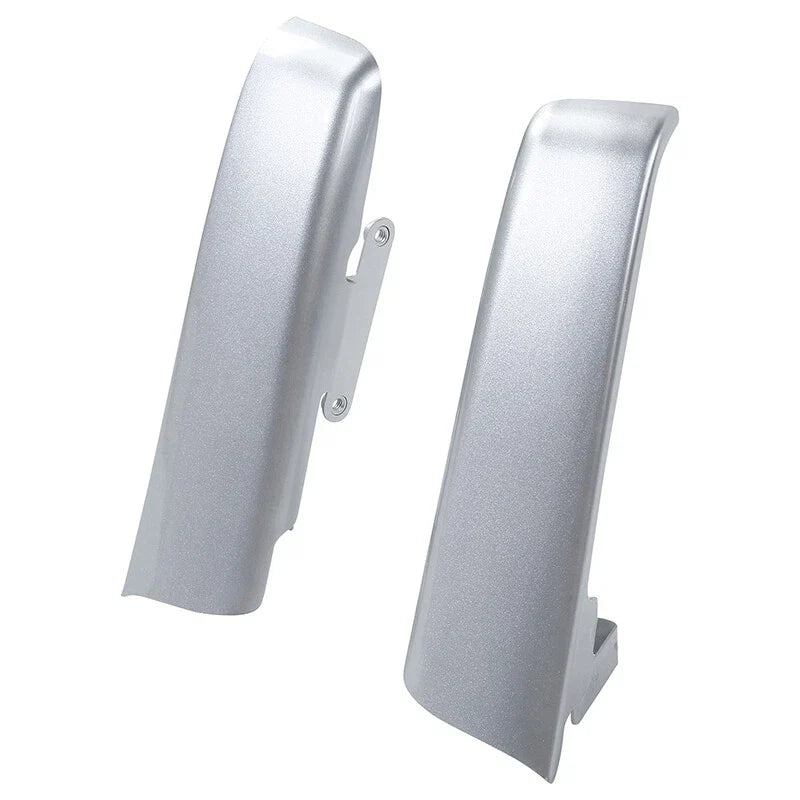 Saddlebag Strips for Harley Street Glide (2014–2023) Silver Black Honeycomb Fade
