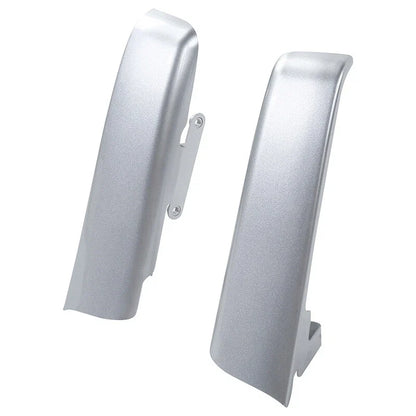 Saddlebag Strips for Harley Street Glide (2014–2023) Silver Black Honeycomb Fade