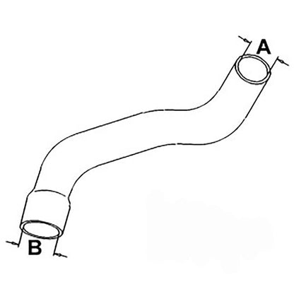 Bottom Radiator Hose for 2940 2950 3040 3140 3150 3640 (Fits L34922 T34922)