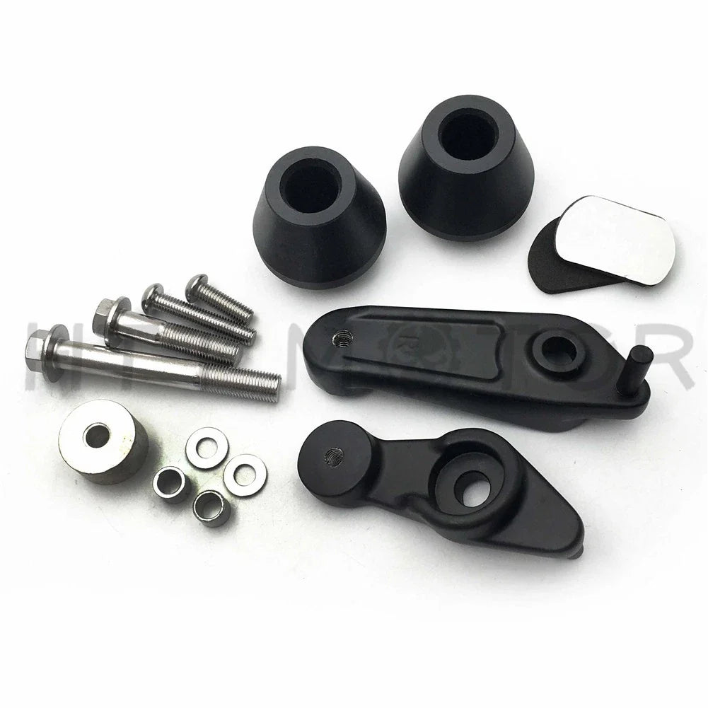 Black Frame Sliders Crash Protectors for Yamaha YZF R1 (2009–2014)