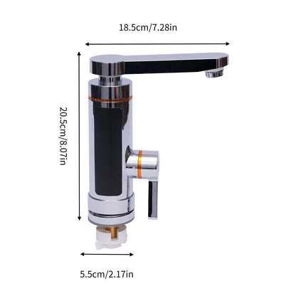 3000W Electric Hot Water Heater Faucet for Kitchen Bathroom Tap