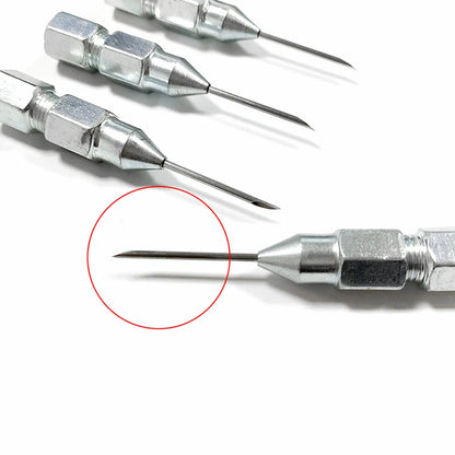 5X Needle Nose Grease Gun Nozzle Adapter 8mm Diameter Tool