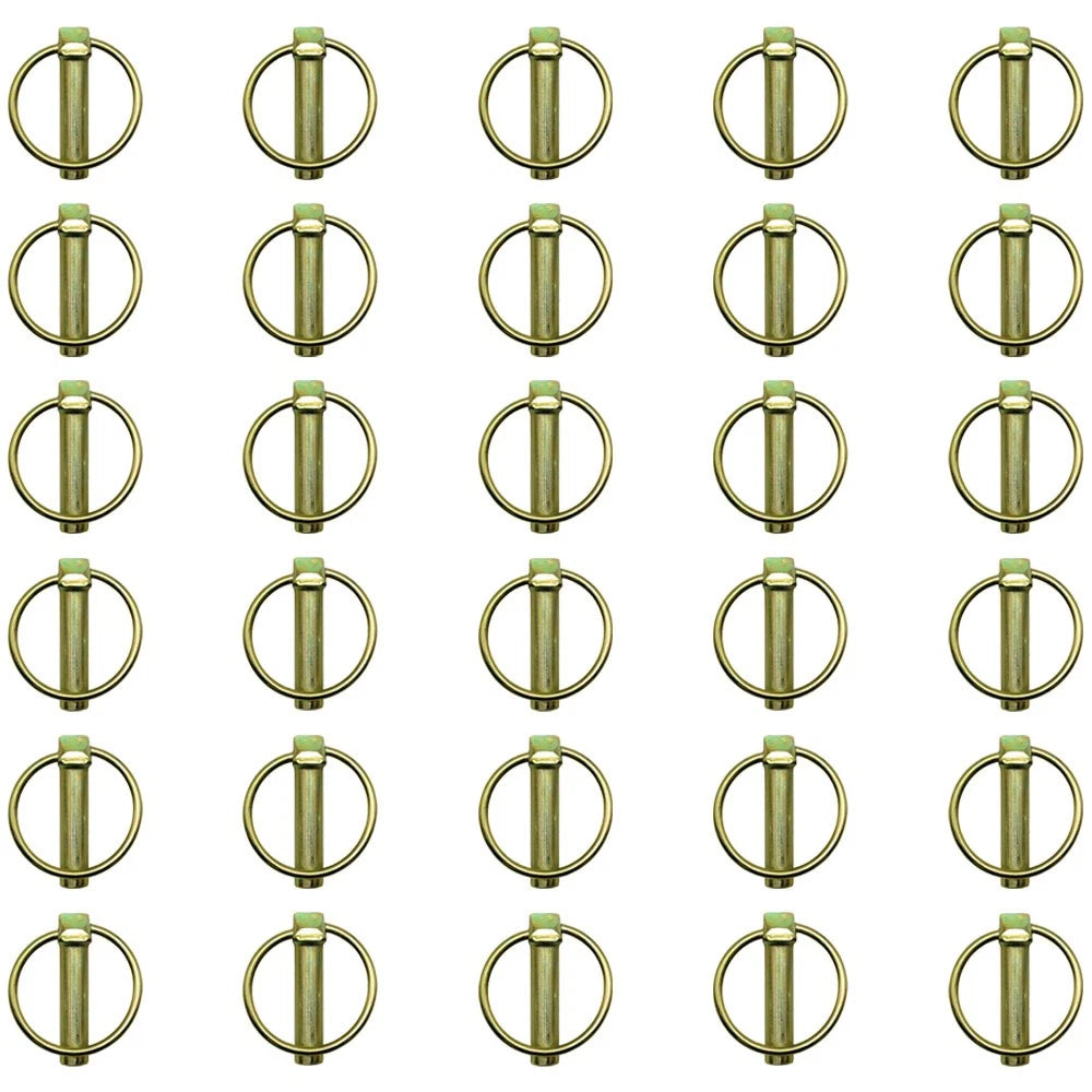 Set of 30 Lynch Pin Clips 7/16" x 1-1/2" for Farm Tractor