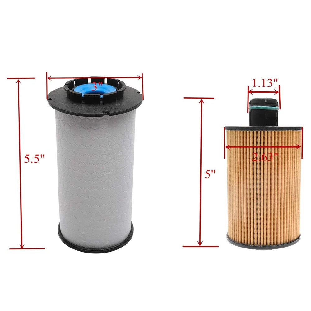Oil & Fuel Filter Kit for Dodge Ram 1500 3.0 Eco-Diesel (2014–2017) 68235275AA, 68229402AA